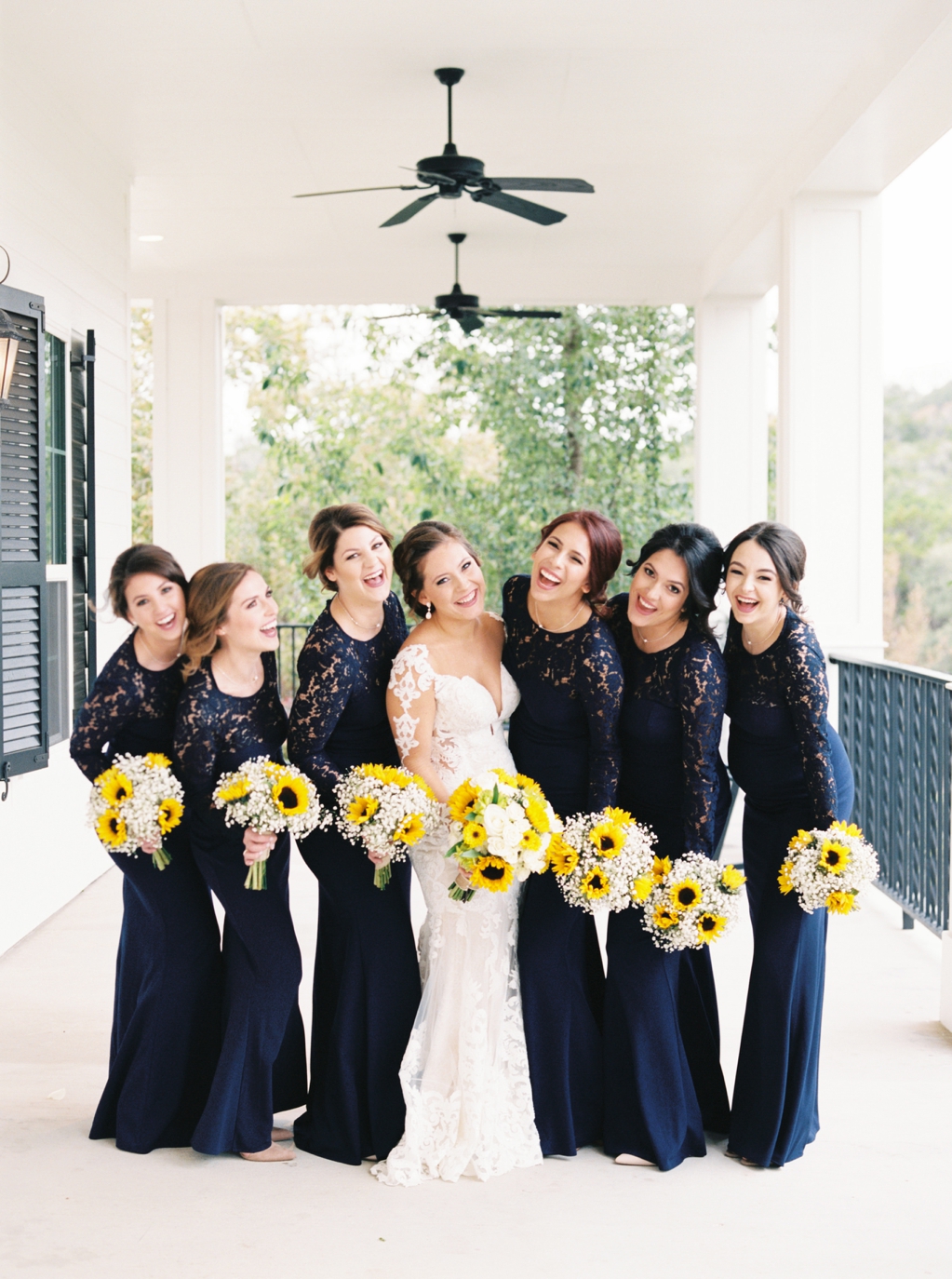 Kendall Plantation Wedding Sunflowers Navy Photographer 0025 Pine and Blossom Photography