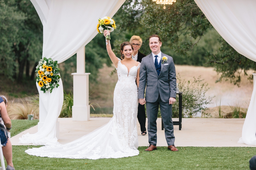 Kendall Plantation Wedding with Sunflowers and Navy.